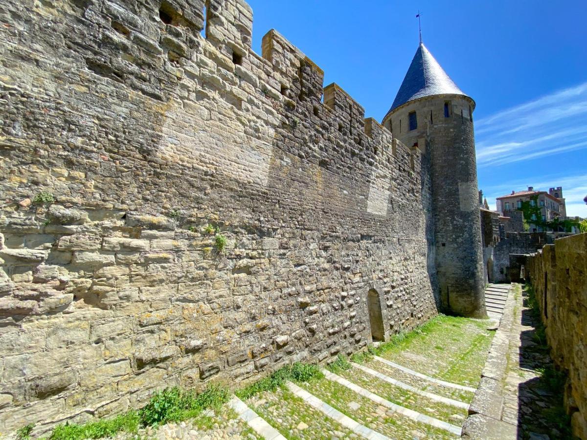 Tout Confort ! Calme, Climatisation, Parking Gratuit, Grande Terrasse, Ascenseur, Wifi Carcasona Exterior foto